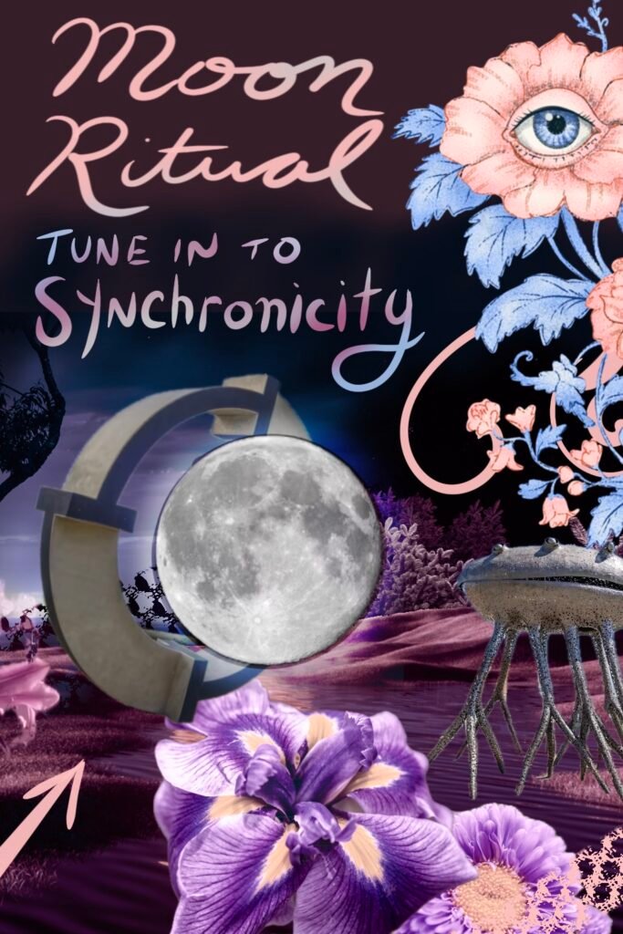 Save this moon ritual to your pinterest board and bring synchronicity into your life.